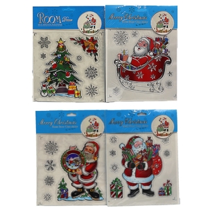 Наклейки для окон и зеркал силиконовые, 19х25 см Santa 6527-P3-17 751246 Josef Otten