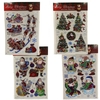 Наклейки для окон и зеркал силиконовые, 30х45 см Christmas 6527-P3-9 751244 Josef Otten