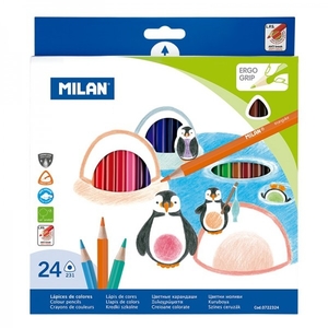 Карандаши цветные, 24 цвета 0722324 738638 Milan