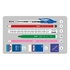 Пенал-сумка шкільний, з наповненням, 21х20,5х9 см Matt Touch 08820MTOR Milan
