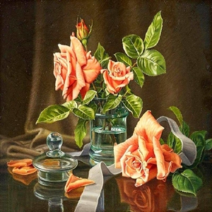 Алмазна мозаїка, 40х50 см Троянди GLE71285_B Josef Otten