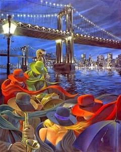 Алмазная мозаика, 40х50 см Мост GLE71688_B Josef Otten