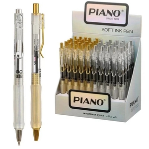 Ручка шариковая автоматическая синяя 0,7 мм, микс PT-028 756012 Piano