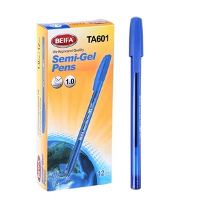 Ручка масляная синяя 1 мм TA601 756178 Beifa