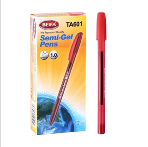Ручка масляная красная 1 мм TA601 756179 Beifa