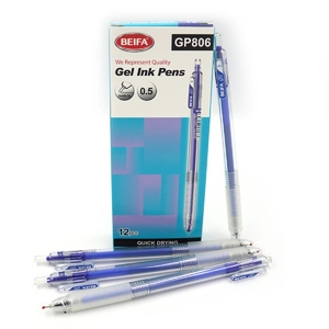 Ручка гелева автоматична синя 0,5 мм GP806 756211 Beifa
