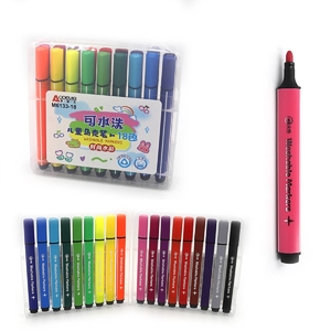 Фломастери, 18 кольорів, на водній основі Washable M6133 756841 Aodemei