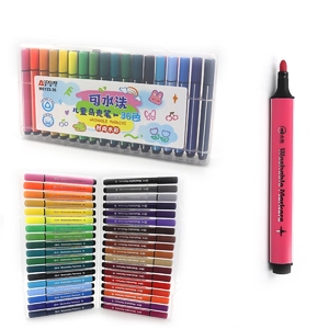 Фломастери, 36 кольорів, на водній основі Washable M6133 756843 Aodemei