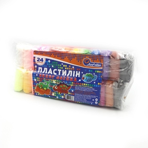 Пластилин супер легкий, 24 цвета по 12 г. 34SL7712-24 756932 Josef Otten