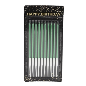 Набор свечей для торта, 10 шт, с подставками Happy birthday DSCN9330 Josef Otten