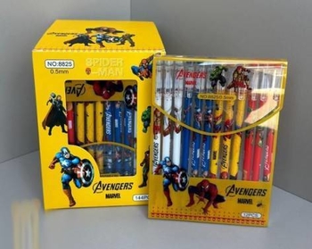 Ручка гелевая пиши-стирай синяя 0,5 мм, микс The Avengers A12 Josef Otten