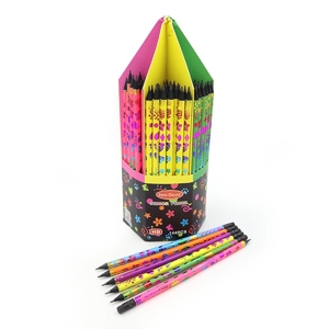 Карандаш чернографитный НВ, с ластиком, микс Star color Figure DSCN0681 757412 Josef Otten