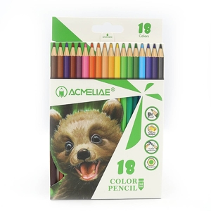 Карандаши цветные, 18 цветов Woodfree PCP-018 Acmeliae