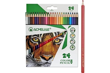 Карандаши цветные, 24 цвета Woodfree PCP-024 Acmeliae