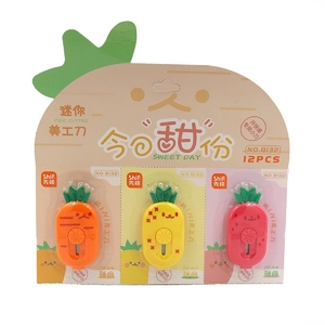 Нож канцелярский, 7,5х3,7 см, микс Mini Sweet day 8132 757822 Josef Otten