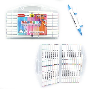 Набір скетч-маркерів двосторонніх акрилових, 36 кольорів M6147-36 Aodemei