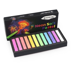 Пастель м'яка, 12 кольорів Neon SPN-12 Acmeliae