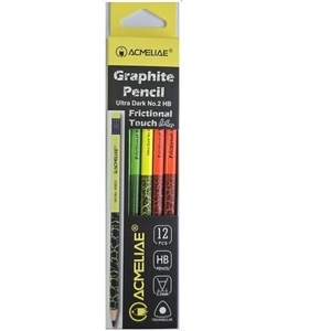Олівець чорнографітний НВ, мікс Crack Pencil 43832 Acmeliae