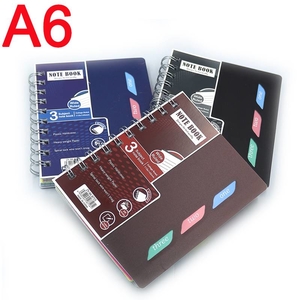 Блокнот А6, 120 сторінок в клітинку, з кольоровими розділювачами, пластикова обкладинка, мікс Notebook DSCN3298 Josef Otten