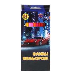 Олівці кольорові, 24 кольори Sportca 7303-24A Josef Otten
