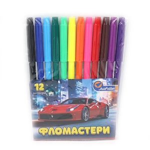 Фломастеры, 12 цветов Sportcar 828-12G Josef Otten