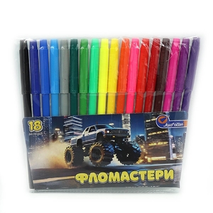 Фломастери, 18 кольорів BigFoot 828-18C Josef Otten