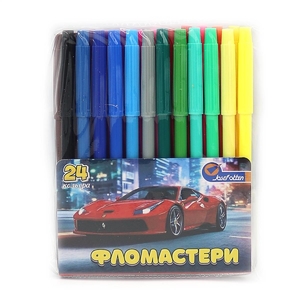Фломастеры, 24 цвета Sportcar 828-24G Josef Otten