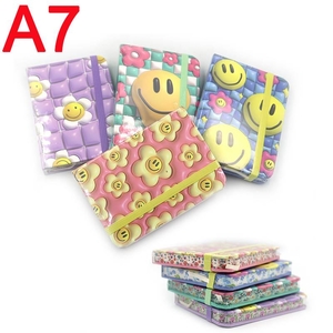 Блокнот А7, 80 сторінок в лінію, обкладинка картон твердий, мікс Smile DSCN2295-A7  Josef Otten