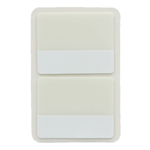Стікери-закладки пластикові, 40 аркушів White P107-1 Josef Otten