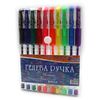 Набір гелевих ручок 0.5 мм 10 кольорів неон з гумовим тримачем Josef Otten 888B-10