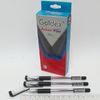 Ручка масляна чорна 0.7 мм з гумовим тримачем Ezi Ball PLUS Goldex 893