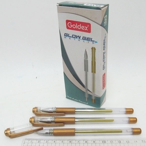 Ручка гелева золота 1.0 мм
 Glow Gel Metalic 894 Goldex
