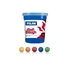 Тесто для лепки, 5 цветов, 142 г Glitter Soft Dough 913505G 749003 Milan