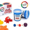 Тесто для лепки, 5 цветов, 142 г Glitter Soft Dough 913505G 749003 Milan