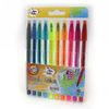 Набір кулькових ручок 1.0 мм 10 кольорів Neon color Beifa AA934-10U