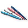 Ручка шариковая автоматическая поворотная металлическая синяя 0.5 мм Baixin BP917