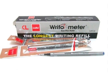 Стержень шариковый фиолетовый 0,5 мм 10 км Writo-meter CL-8048ref Cello