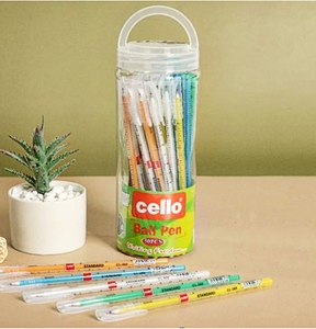Ручка кулькова синя 0,5 мм, мікс CL369 752808 Cello