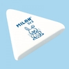 Ластик для карандаша, белого цвета 5.4х4.9.0.9см TM MILAN CNM3x3 (30/750)