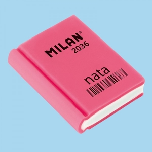 Гумка для олівця прямокутна . Розмір 3.9х2.9х0.9 см ассорті Книга TM MILAN CPM2036 (36/900)