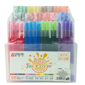 Ручка гелева 0,5 мм, мікс кольорів Juice Color D1006 Aodemei