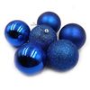 Елочные шары, размер 8 см, 6 шт BLUE DSCN0570-B-8 752210 Josef Otten