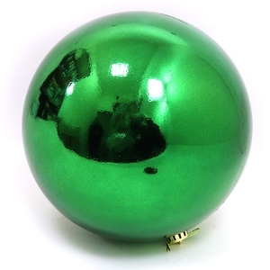 Велика новорічна куля глянцева GREEN розмір 20см Josef Otten DSCN0979-20GR