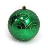Большой новогодний шар Узор цвет: зеленый, размер 12 см Josef Otten DSCN0982-12