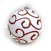 Большой новогодний шар Узор цвет: красный, размер 15 см Josef Otten DSCN0983-15
