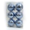 Набор из 6 глянцевых новогодних шаров Glam цвет: синий, диаметр 8 см Josef Otten DSCN1111