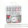 Набір гелевих ручок 0.5 мм 10 кольорів з гумовим тримачем Ellot ET801-10