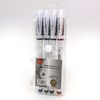 Набір гелевих ручок 0.5 мм 4 кольори з гумовим тримачем Ellot ET-801-4
