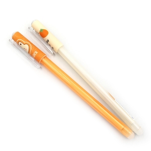 Ручка гелевая пиши-стирай синяя 0,38 мм, микс Orange rabbit GP-34225 753936 Aodemei