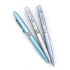 Ручка автоматическая поворотная металлическая гелевая синяя 1 мм, микс GP6605(1-2-3) Baixin